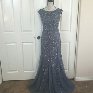 Adrianna Papell beaded embellished gown